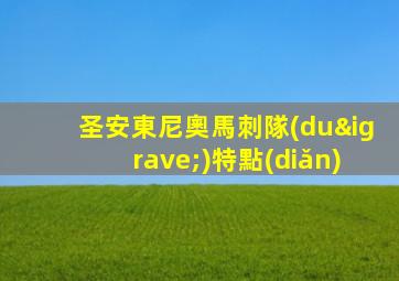 圣安東尼奧馬刺隊(duì)特點(diǎn)